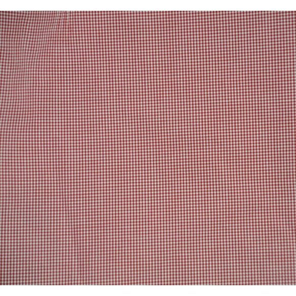 Texas Standard Red Micro Check Men's Dress Shirt Size L Cotton Western Button Up - Picture 8 of 11